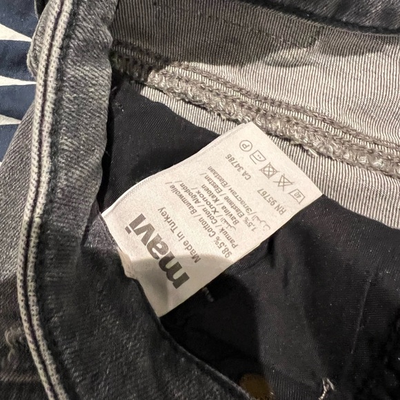 Mavi Tess jeans dark grey size 29 Cropped!  Unique and worn only few times - Picture 6 of 7
